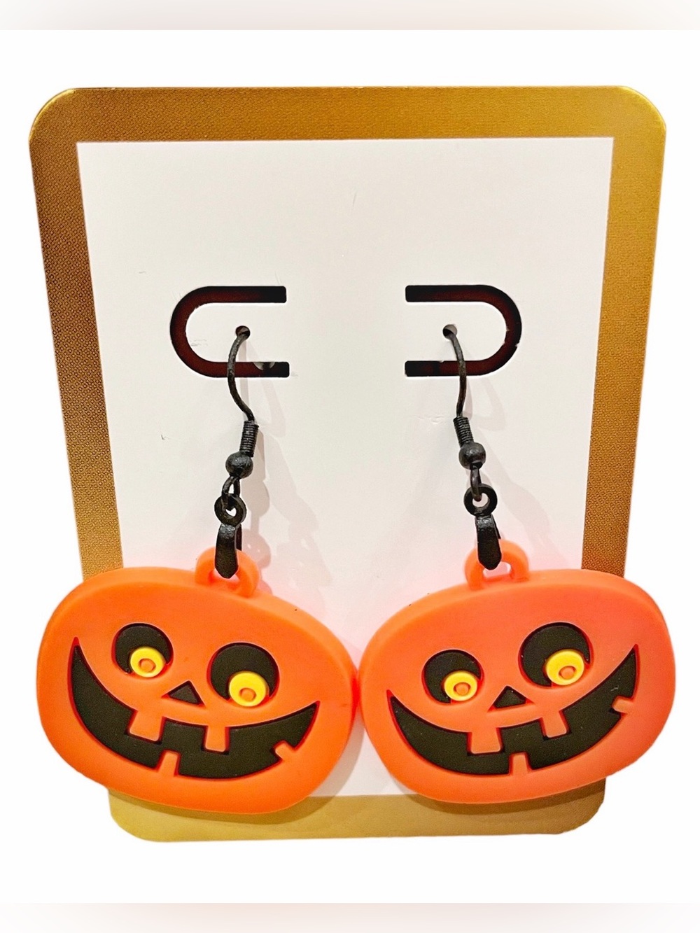 New Pumpkin / Jack-O-Lantern Halloween Earrings